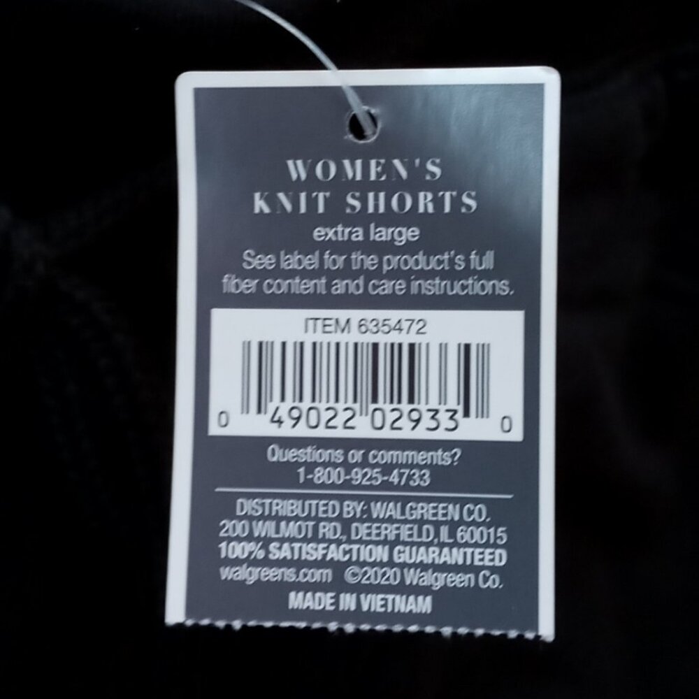 Nice West Loop Women’s XL Drawstring Black Shorts w/Pockets NWT!